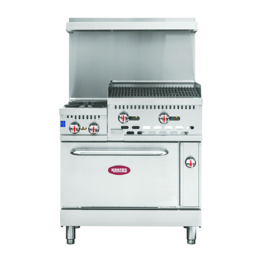 Hubert 118411 - Kratos Gas Range, Liquid Propane, 36"