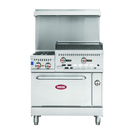 Hubert 118411 - Kratos Gas Range, Liquid Propane, 36"