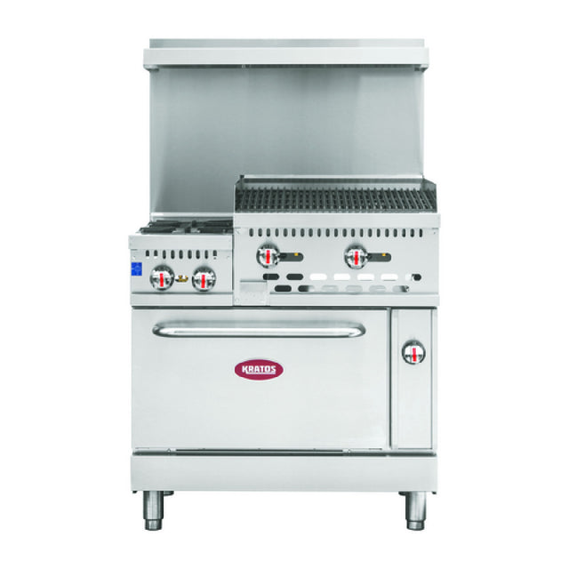 Hubert 118411 - Kratos Gas Range, Liquid Propane, 36"