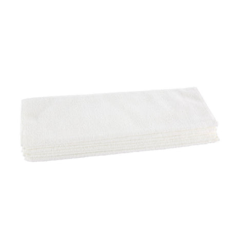 CAC China CLMF-16WT Microfiber Cloth 16" X 16" White (6 Each Per Pack)