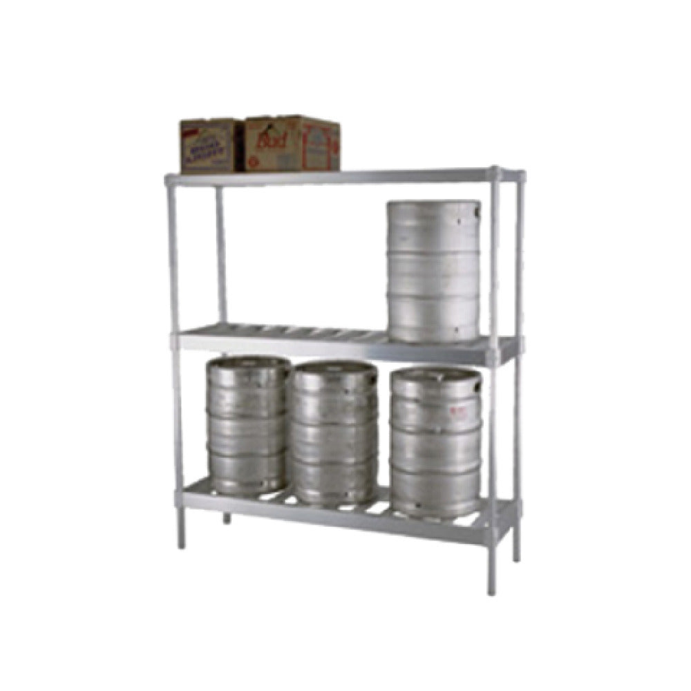 Eagle KRB1893A Panco® Beer Keg Rack Frame 3-sided 93"W X 18"D