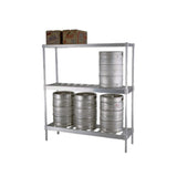 Eagle Group KRB1860A - Panco® Beer Keg Rack Frame, 3-sided, 60"W X 18"D