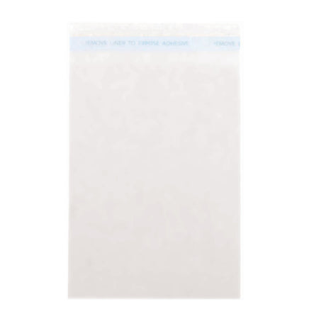 Hubert 52166 - Poly Bag, 5-1/2"L X 8-1/8"H, Clear