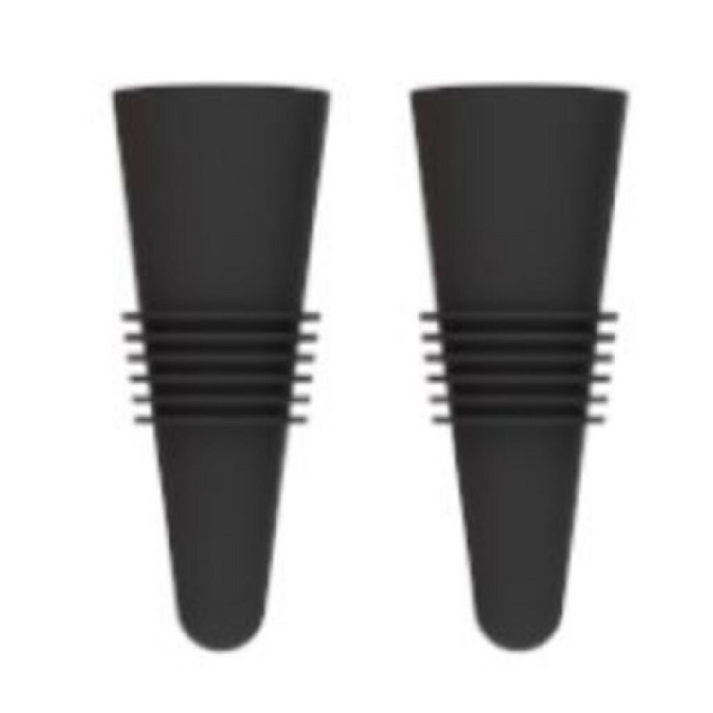 Taylor 5316612 Wine Bottle Stoppers Black (set Of 2)