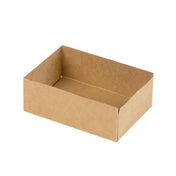 PacknWood 209CR1612BR2 - Open Pastry Box, 6.3"L X 4.72"W X 1.92"H, Brown