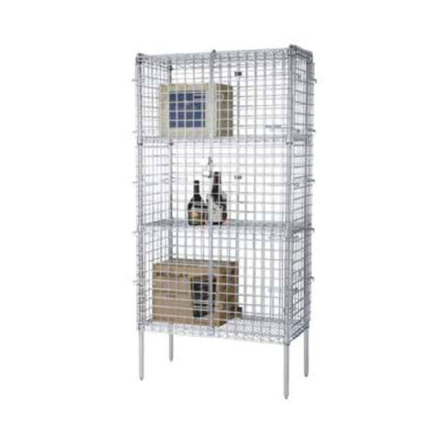 1880 Hospitality FSSEC24484 Focus Foodservice Security Cage Complete Stationary Kit