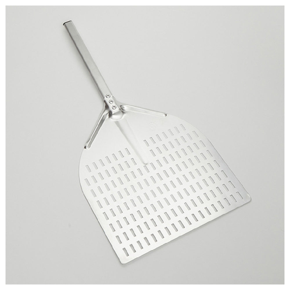 American Metalcraft LPITP1446 Deluxe Pizza Peel 63-1/2" Overall Length Linear Perforation