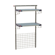 Metro SW-2136S4-72-BASE - SmartWall Life Tall Base Kit, Type 304 Stainless Steel Components: (1) Wall Track