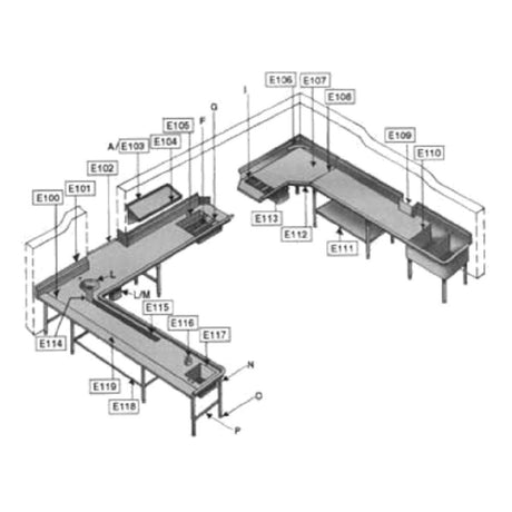 Eagle E100 Additional Top Length NSF Construction Per Linear Foot