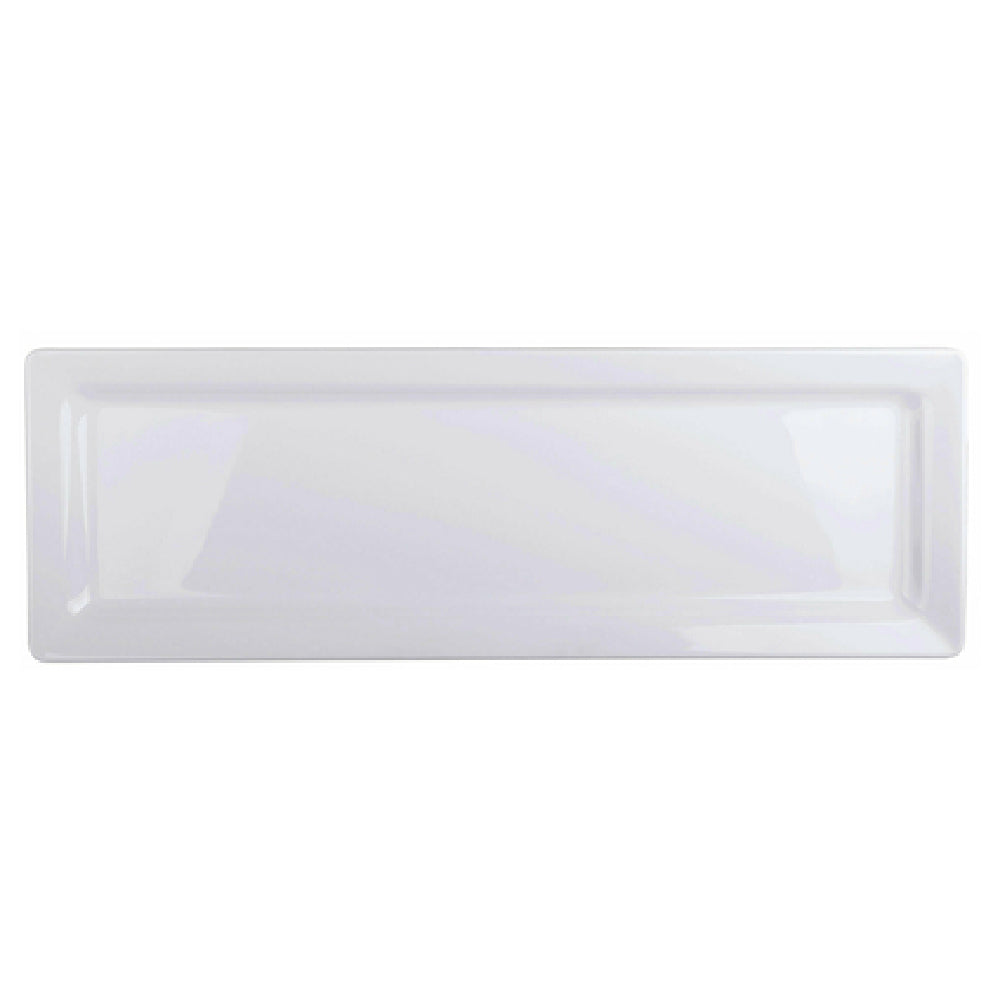 GET Enterprises Q2-V127-W Elite Global Solutions Serving Platter 21"L X 7"W X 1-1/4"H Rectangular