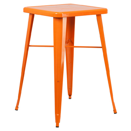 Flash Furniture CH-31330-OR-GG Table 23-3/4"W X 23-3/4"D X 40"H (footprint: 27-3/4"W X 27-3/4"D)