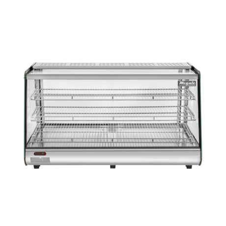 Migali Industries C-HCT47 Competitor Series® Heated Display Case Countertop 47"W 7 Cu. Ft.