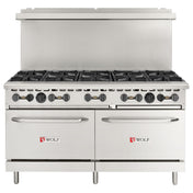 Wolf WX60-10BN WX Series Restaurant Range Natural Gas 60"