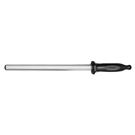 Mercer Culinary M15912 Mercer Cutlery Diamond Sharpening Steel 12" Black Polypropylene Handle