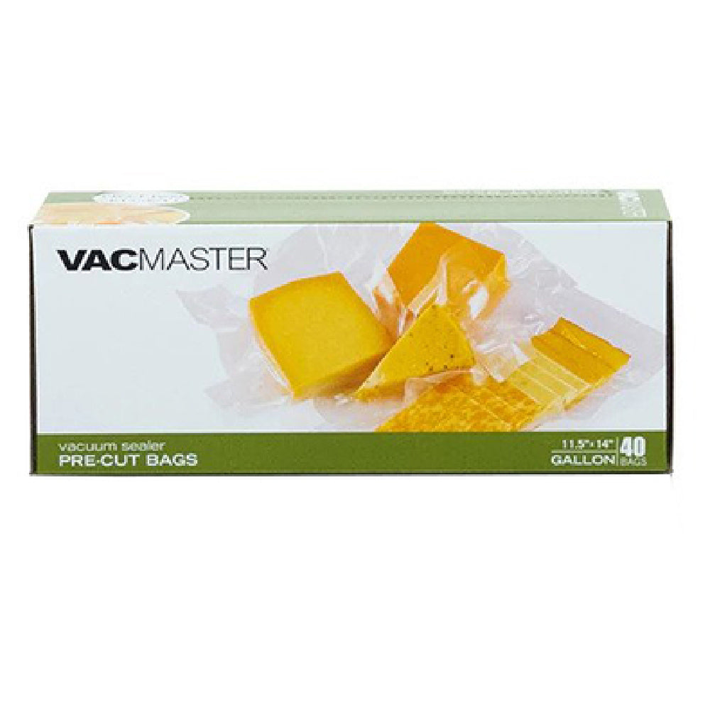 Alfa 948260 VacMaster® Vacuum Sealer Pre-Cut Bags Gallon Size 11-1/2" X 14"