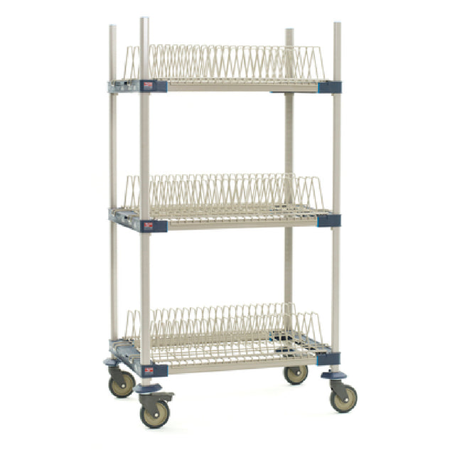 Metro MAX4-PR36VX3 MetroMax® 4 Mobile Drying Rack Unit 36"W X 24"D X 68"H 4-tier