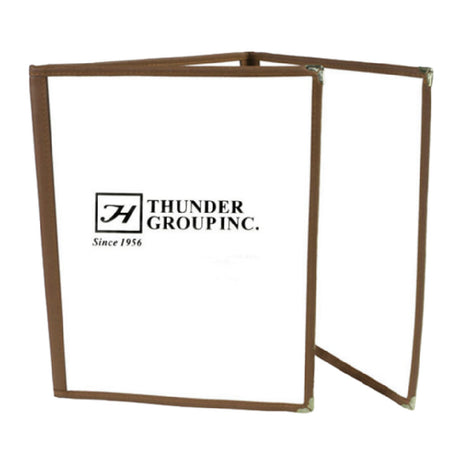 Thunder Group PLMENU-3BR Menu Cover 8-1/2" X 11" Triple-fold