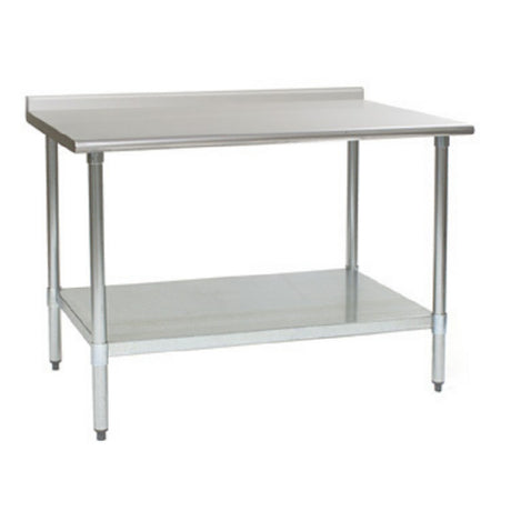 Eagle Group UT3072EB - Deluxe Series Work Table, 72"W X 30"D, 16/300 Series Stainless Steel Top With 1-1/2"H Rear Up-turn