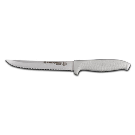 Dexter Russell SG156SC-PCP SofGrip™ (24213) Utility Slicer 6" Scalloped Edge