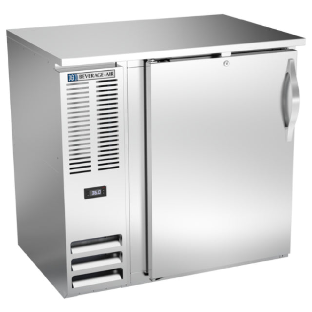 Beverage Air BBN36HC-S - Refrigerated Back Bar Storage Cabinet, One-section, 36"W X 26-3/8"D X 34"H
