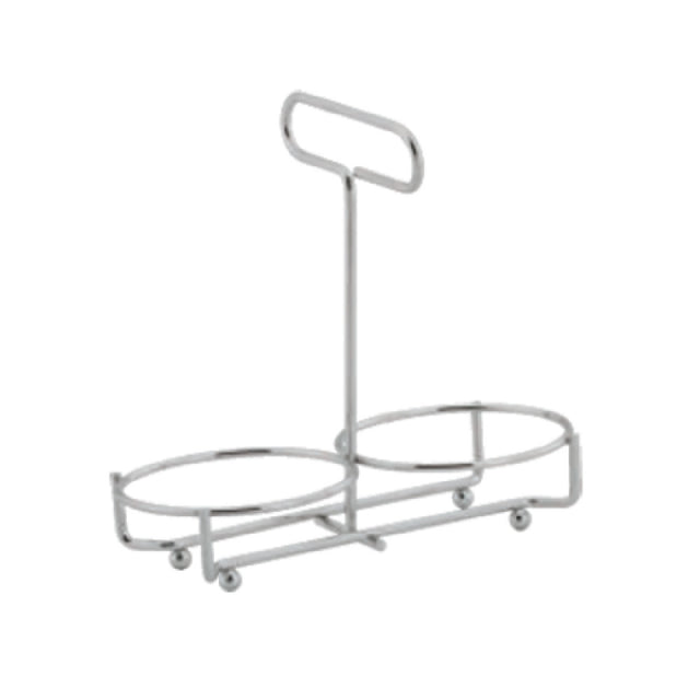 Alegacy Foodservice Products 193R Oil & Vinegar Rack 7-1/4" X 8" Two Ring