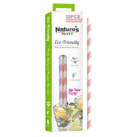 PacknWood 8NPCHP19PK1 - Straw, 0.02" Dia. X 7.75"L, Compostable