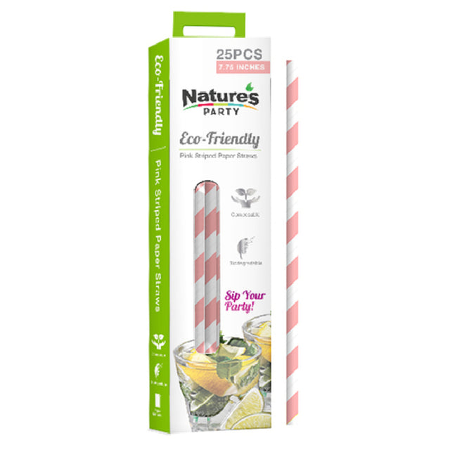 PacknWood 8NPCHP19PK1 - Straw, 0.02" Dia. X 7.75"L, Compostable