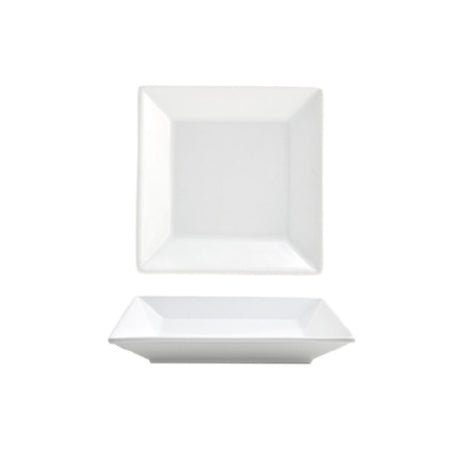 FOH DAP002WHP23 Kyoto™ Plate 5" X 5" Square