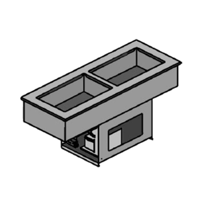 Delfield 8148-EFNP: _115/60/1 LiquiTec® Narrow Line Drop-In Cool Food Unit 2-pan Size