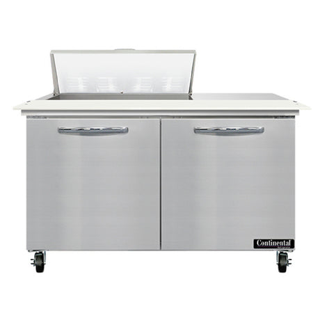 Continental Refrigerator SW48N8C Sandwich Unit 48"W 13.4 Cu Ft Capacity