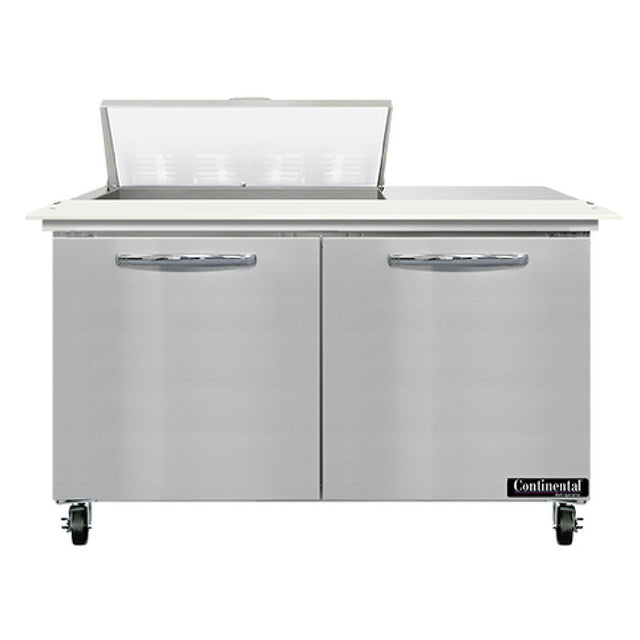 Continental Refrigerator SW48N8C Sandwich Unit 48"W 13.4 Cu Ft Capacity