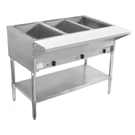 BevLes Company BVST-3-120 Steam Table Electric Dry Heat