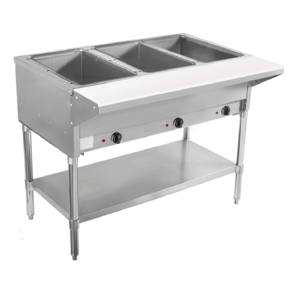 BevLes Company BVST-3-240 Steam Table Electric Dry Heat