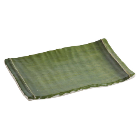 Yanco BA-308 Bamboo Style Plate 8"L X 5"W Rectangular