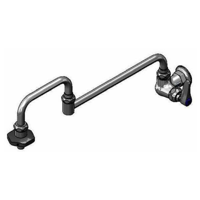 T&S Brass B-0592-LVR Pot Filler Faucet Wall Mount Double-jointed