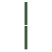 OlympicJ74TSPK-4PK 4 Pack Of 2-piece Posts For A Single Shelving Unit Chromate With Olympic Green-Guard™ Epoxy Finish