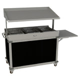 Cadco CBC-GG-B3-L6 MobileServ® Standard Grab & Go Merchandising Cart Large 1-sided Grab & Go Shelf On Top