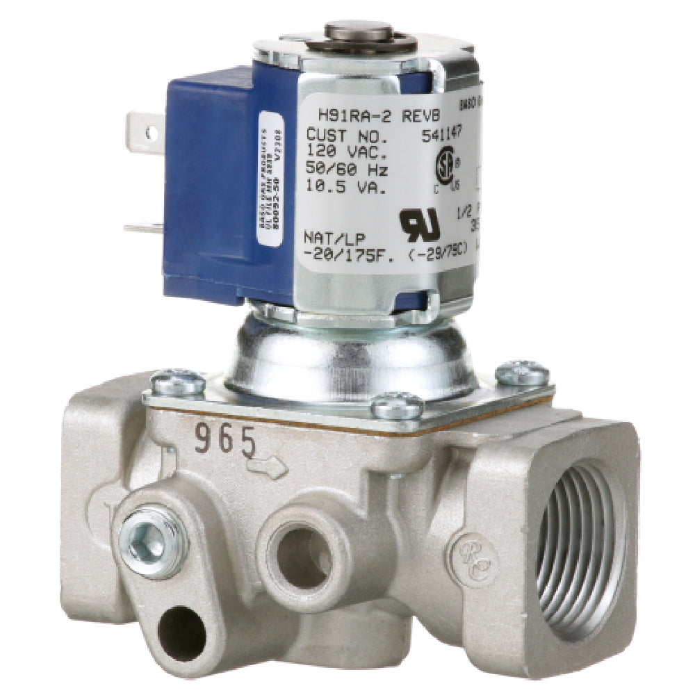 Johnson Controls H91RA-2 Valve Gas Solenoid 3/4" 120v