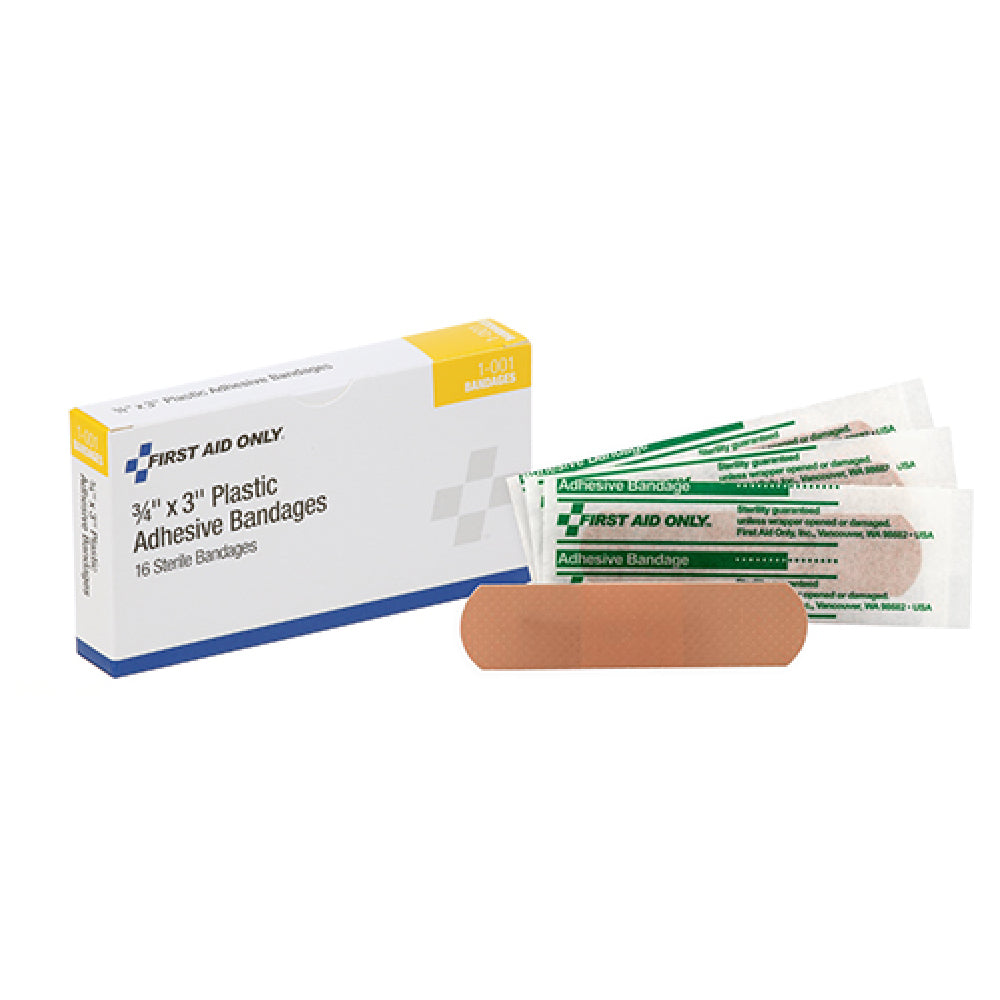 AllPoints 54125 Bandage 3/4x3 Plastic 16/box