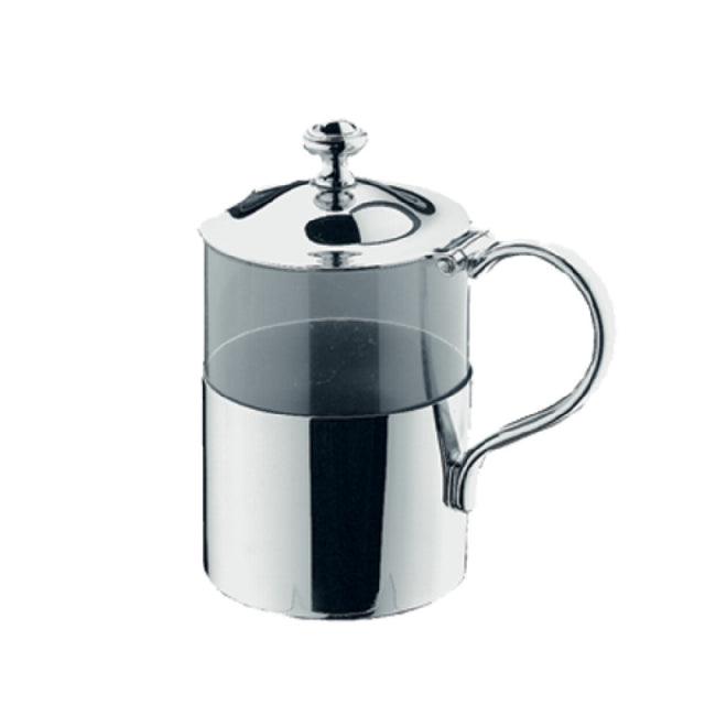 Bauscher Hepp 06.6965.6040 - Mustard Pot, 3-1/2"H. With Lid, Glass Jar
