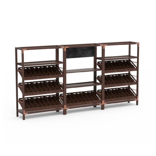 Steelite MGCCAN06DCXF Canvas Wine Display Dark Brushed Copper On Legs Steelite Performance