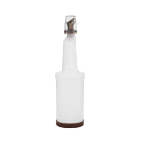Alegacy Foodservice Products PQ1BR Pourer 32 Oz. (1 Qt.) Brown Free-flow Spout & Base
