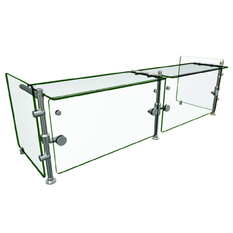 Hatco ORBIT900-06018 Flav-R-Shield® ORBIT900 Food Shield Full Service 2 Bays 60"W X 18"D X Adjustable Up To 23"H