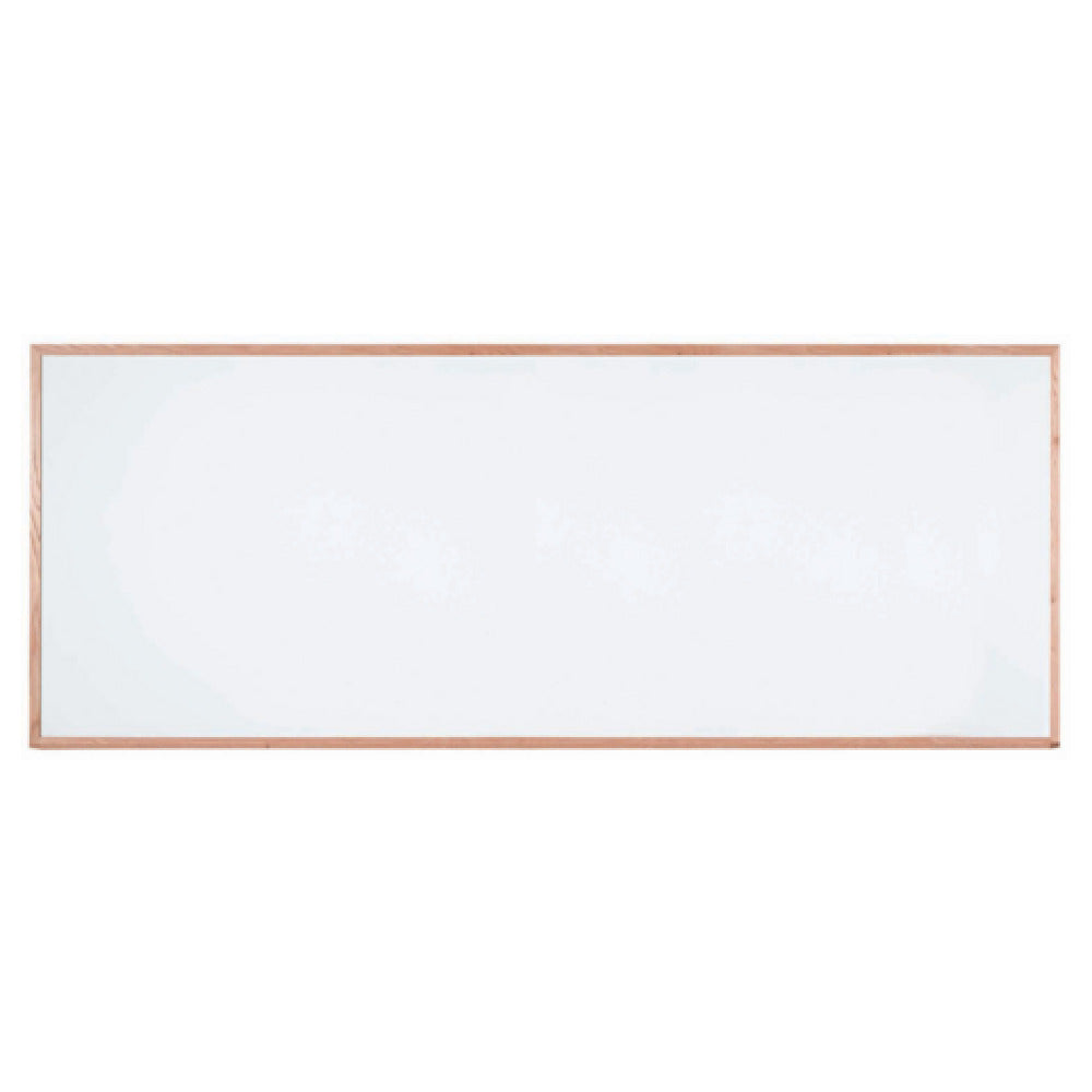 Aarco WOS48120 White Procelain Markerboard Wall Mount 120"W X 48"H