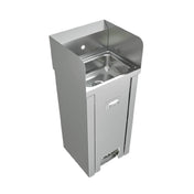 BK Resources BKHS-W-1410SS-PED - Hand Sink, Pedestal, 14"L X 10"W X 5" Deep Bowl