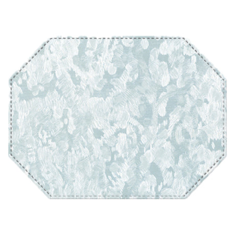 Risch PLACEMATDXOCT-MET Brushed Metallic Premium Placemat 16" X 12" Octagon