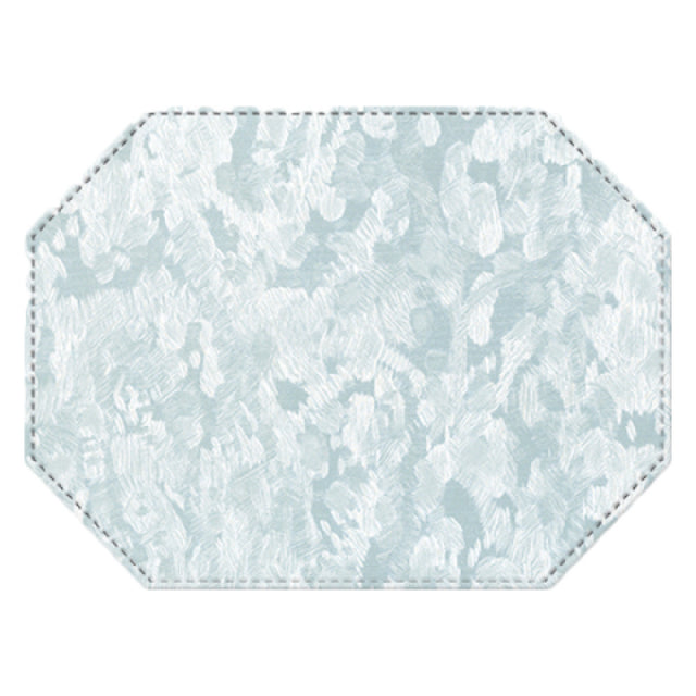 Risch PLACEMATDXOCT-MET Brushed Metallic Premium Placemat 16" X 12" Octagon