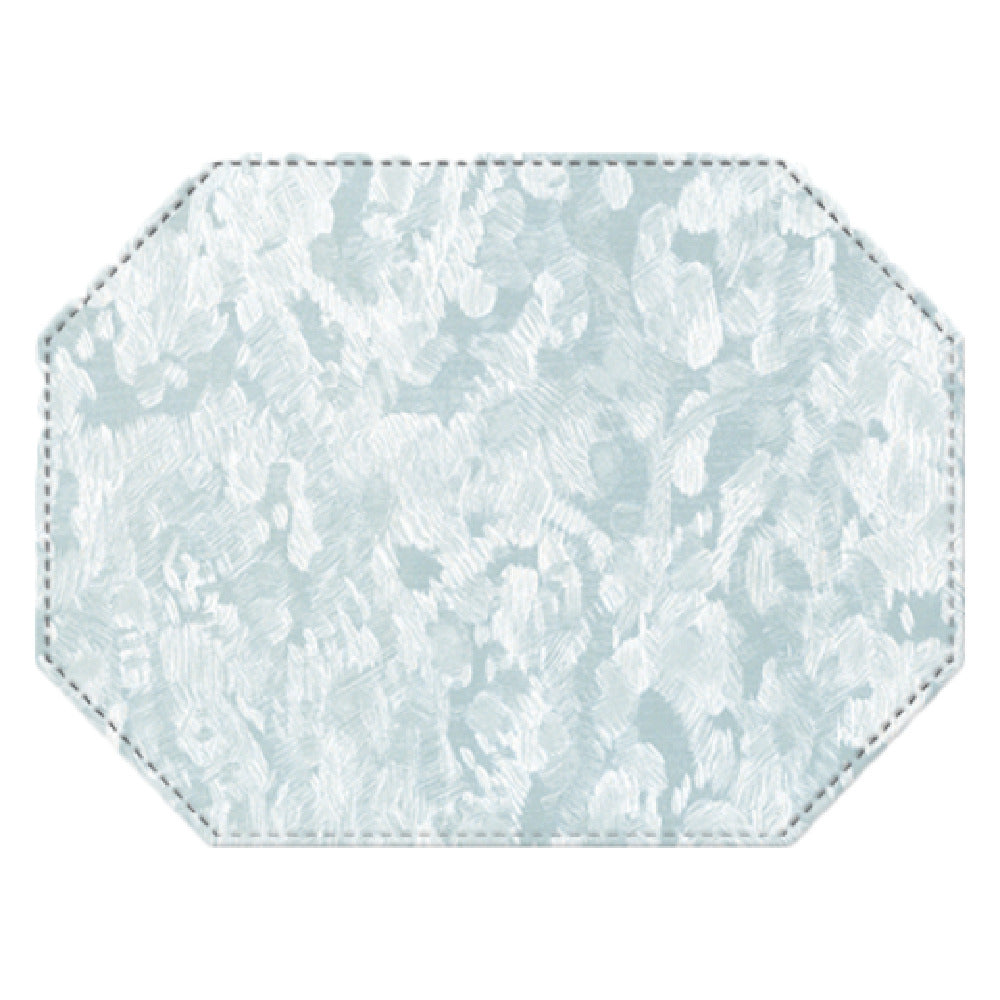 Risch PLACEMATDXOCT-MET 16X12 Brushed Metallic Faux-leather Premium Sewn Placemat (specify Color)