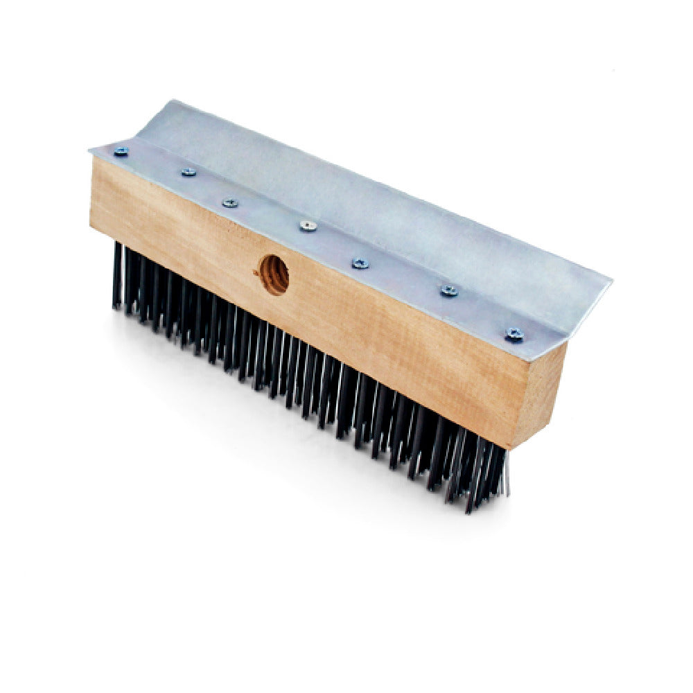 Omcan 80944 (80944) Pizza Oven Brush (Only) Wire Bristles Horizontal Scraper