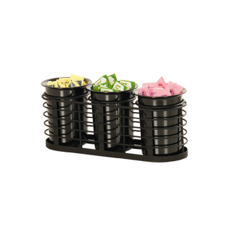 Cal Mil 23751-3-13 Madison 3 Jar Holder 12.5"W X 4.5"D X 9"H Fits Cal-Mil 1017 Cylinders